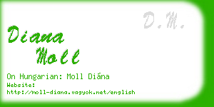 diana moll business card
